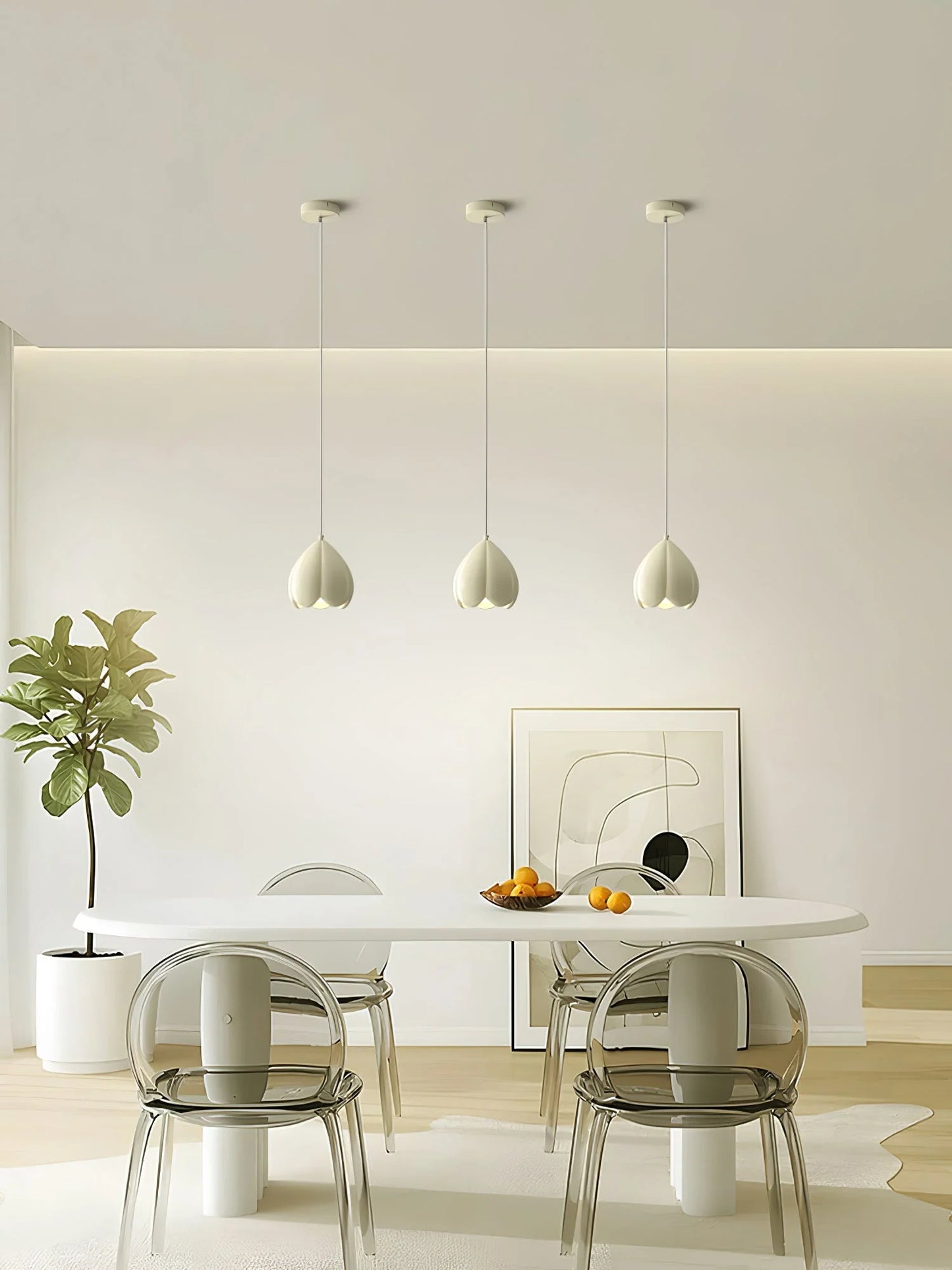 LUNAFLOR Bloemknop Hanglamp – Artistiek Design met Zacht Sfeervol Licht