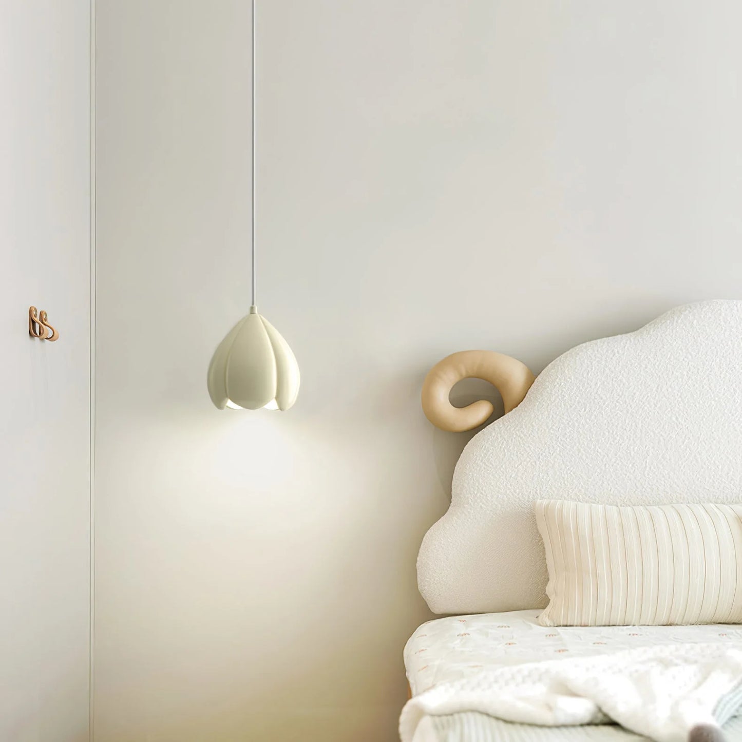 LUNAFLOR Bloemknop Hanglamp – Artistiek Design met Zacht Sfeervol Licht