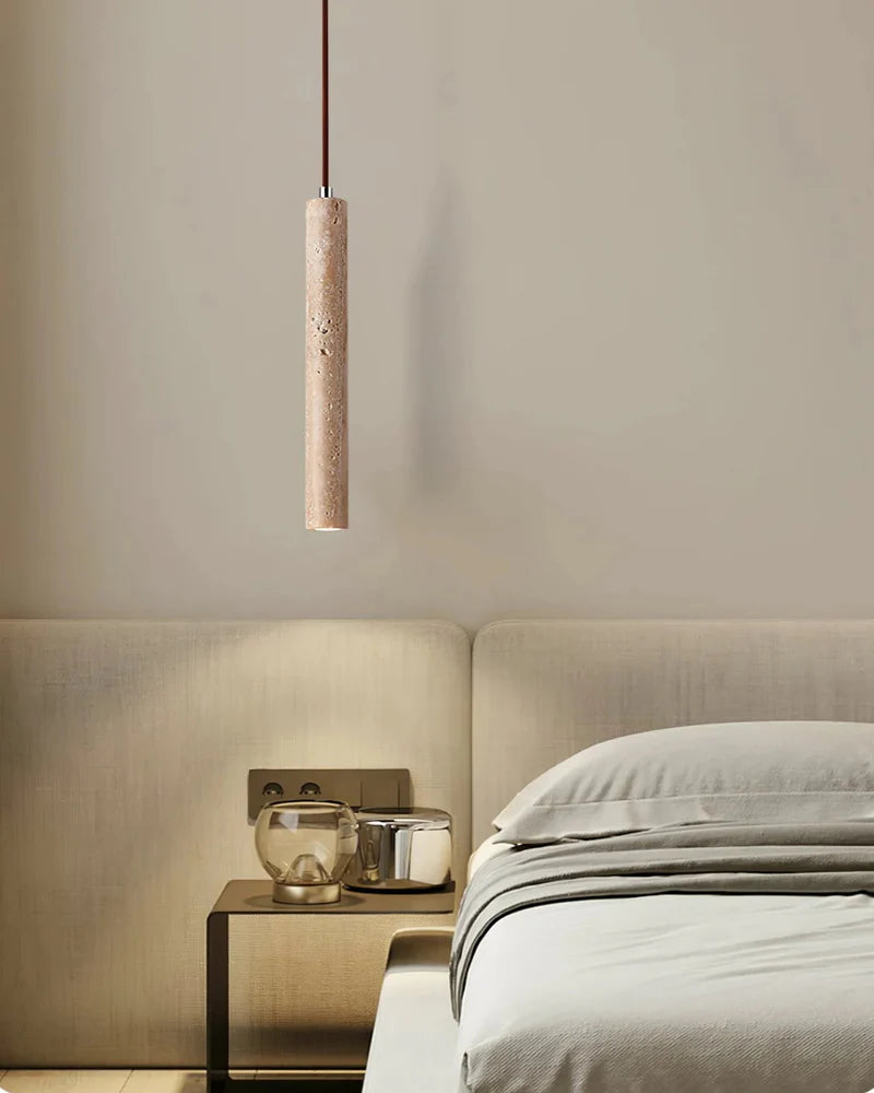 Colonna – Travertin Hanglamp met Warm Diffuus Licht