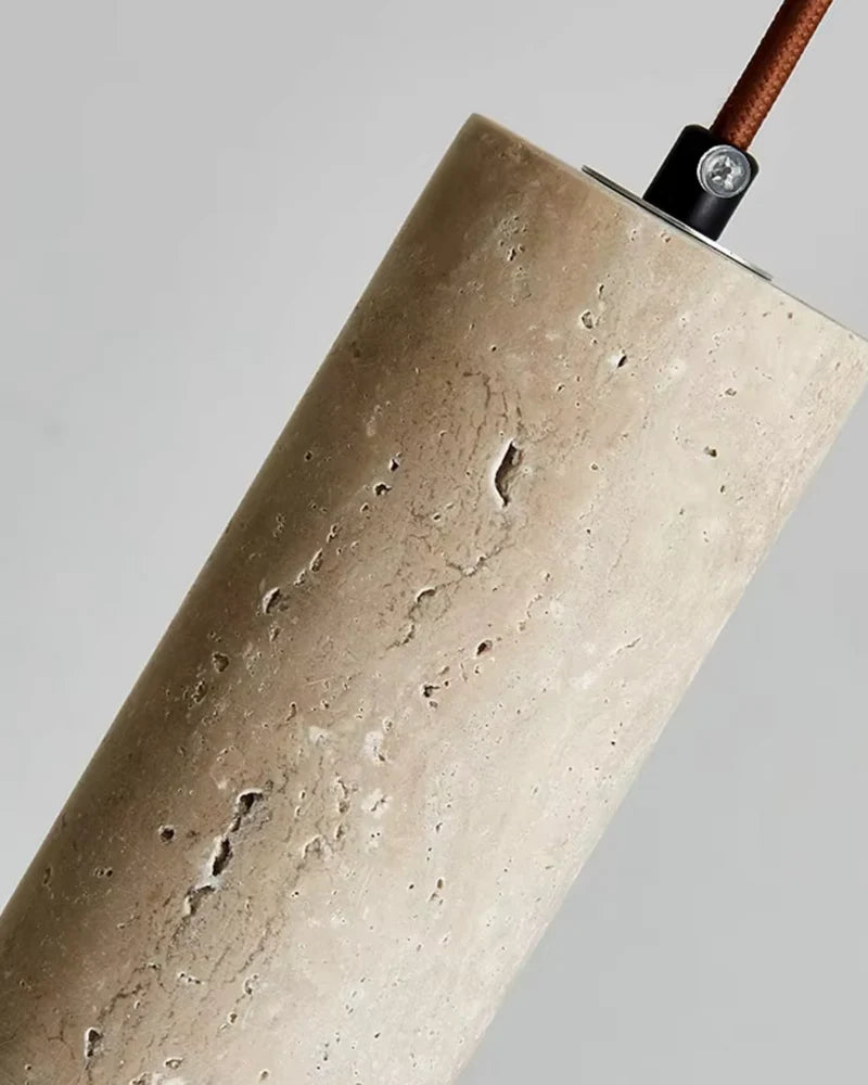 Colonna – Travertin Hanglamp met Warm Diffuus Licht
