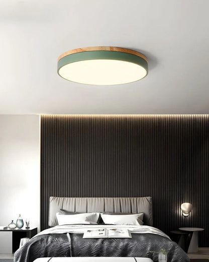 Naturalis – Plafondlamp met eiken houtaccent en LED verlichting