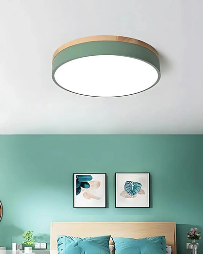 Naturalis – Plafondlamp met eiken houtaccent en LED verlichting