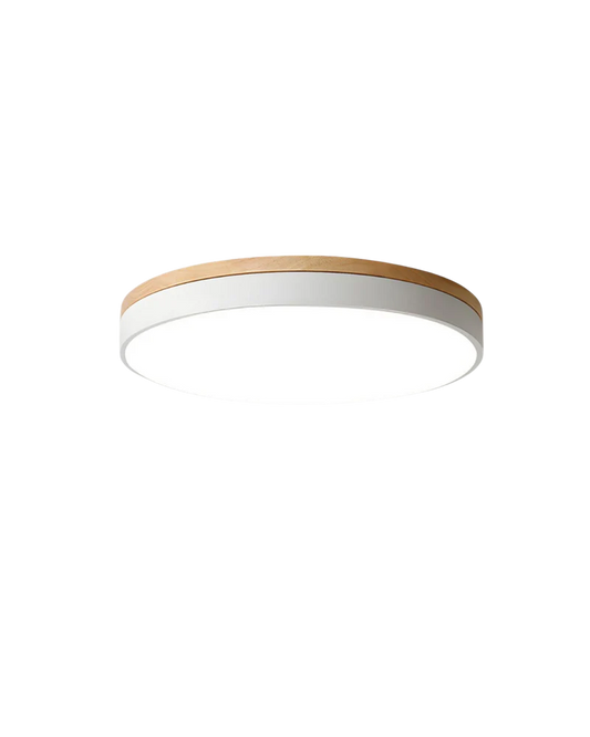 Naturalis – Plafondlamp met eiken houtaccent en LED verlichting