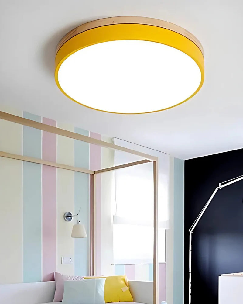 Naturalis – Plafondlamp met eiken houtaccent en LED verlichting