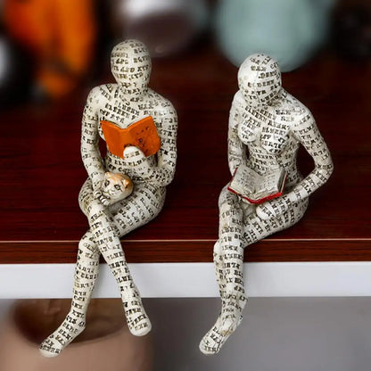 Leviro – Decoratief leesbeeld voor boekenplank