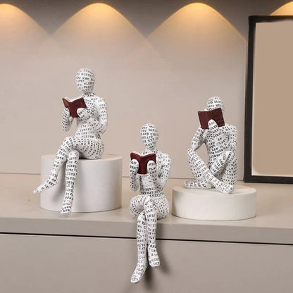 Leviro – Decoratief leesbeeld voor boekenplank
