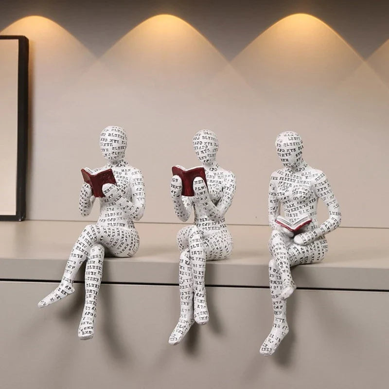 Leviro – Decoratief leesbeeld voor boekenplank