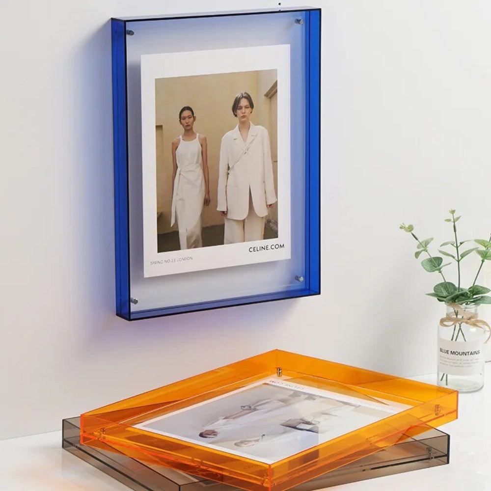 Norvexia – Transparante fotolijst met zwevend acryl design