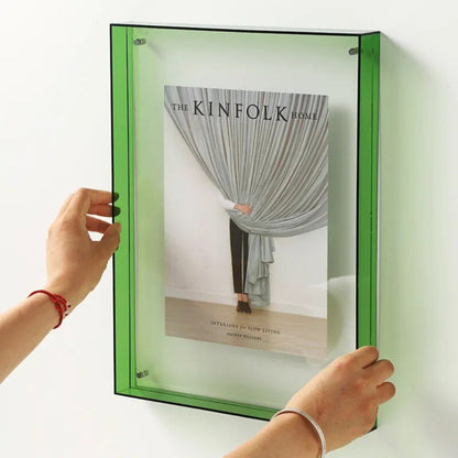 Norvexia – Transparante fotolijst met zwevend acryl design