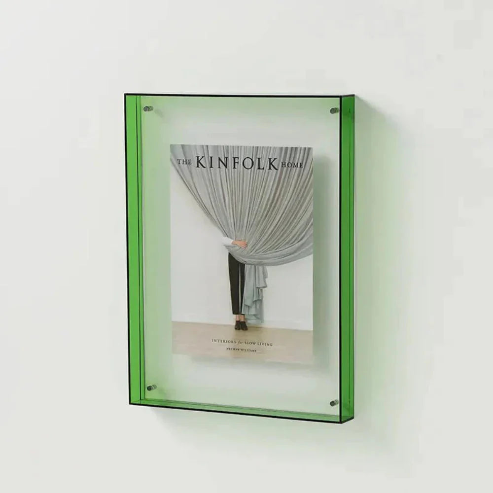 Norvexia – Transparante fotolijst met zwevend acryl design