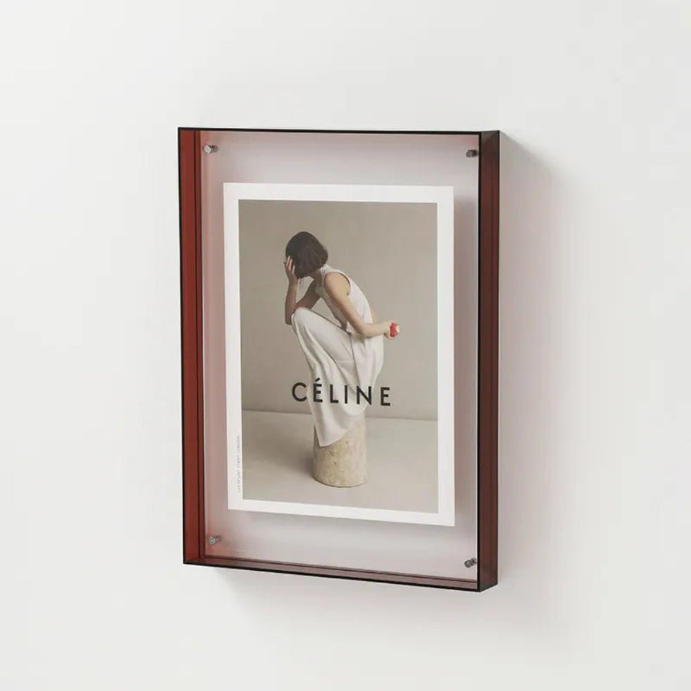 Norvexia – Transparante fotolijst met zwevend acryl design