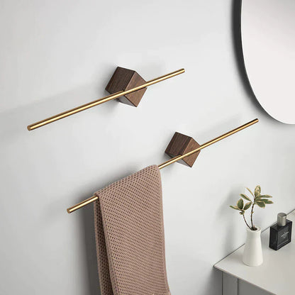 Norvi – Houten handdoekhouder voor een opgeruimde wand
