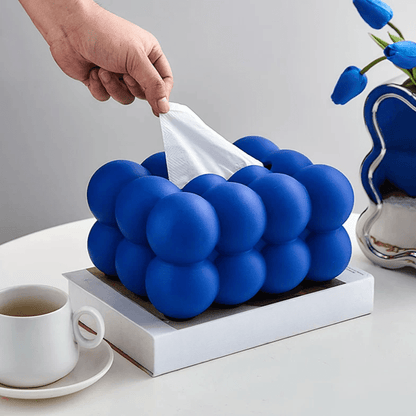 Oravelle – Keramische Tissuebox Bol met Decoratief Design