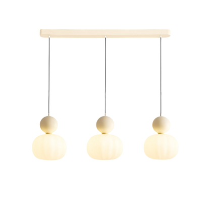 Orivelle – Hanglamp met opaalglas bol en gekleurde kap