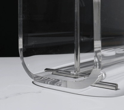 Revaro – Tijdschriftenhouder acryl met metalen frame