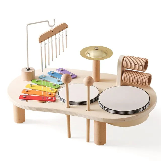 Ritmora – Houten Muziekinstrumentenset voor Kinderen
