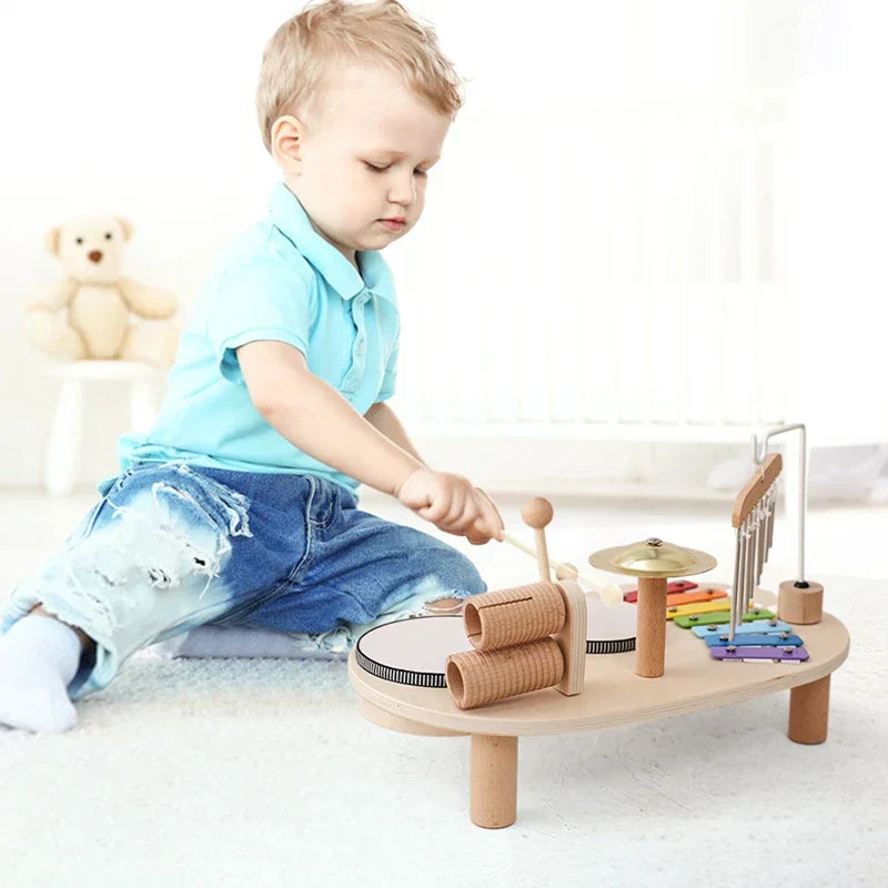 Ritmora – Houten Muziekinstrumentenset voor Kinderen