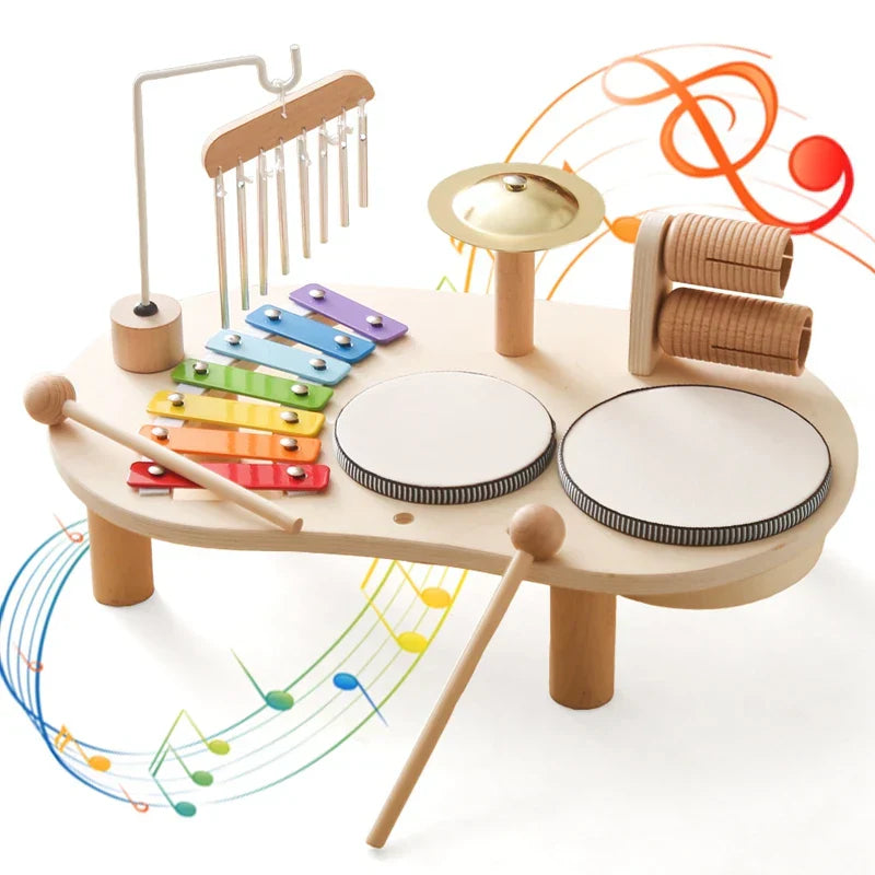 Ritmora – Houten Muziekinstrumentenset voor Kinderen