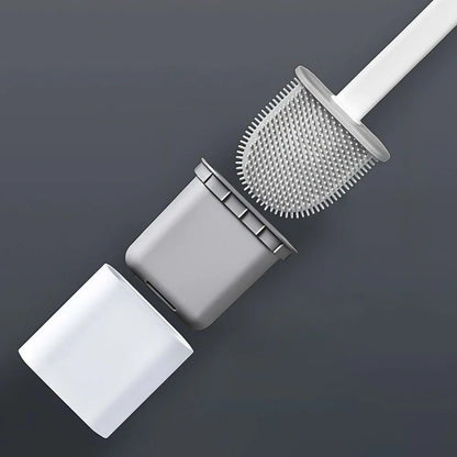 Silivex – Toiletborstel van siliconen met wandhouder