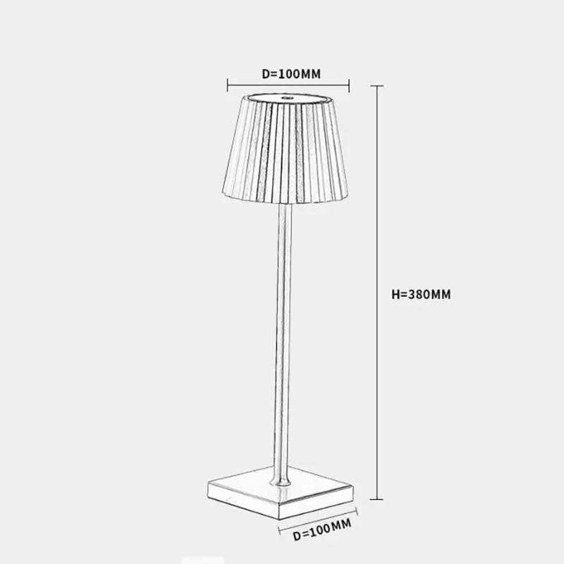Solenna – Draadloze LED tafellamp met touchbediening