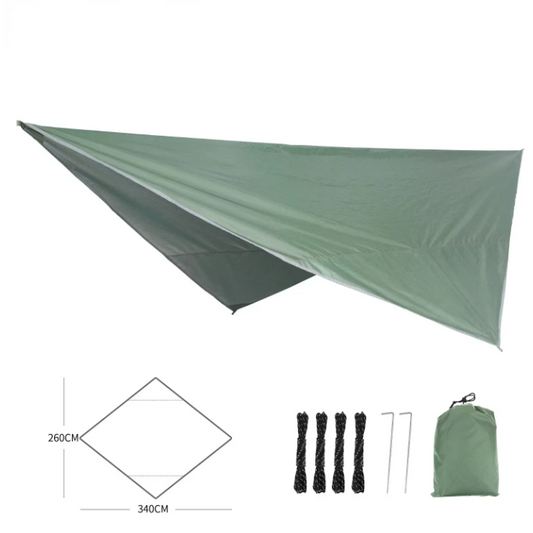 Solvane – Lichtgewicht tarp met waterdichte bescherming
