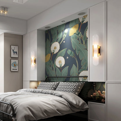 Velmara – Wandlamp luxe marmer & koperen afwerking warm LED