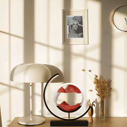 Velmora – LED zandkunst tafellamp met roterend design