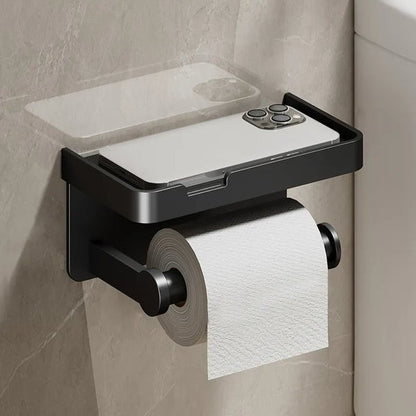Velmora – Multifunctionele Toiletrolhouder met Telefoonvak