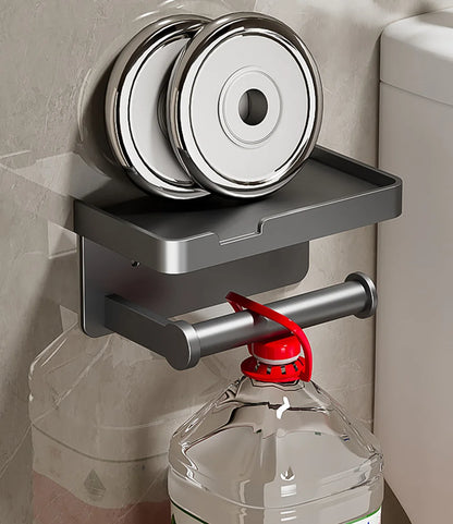 Velmora – Multifunctionele Toiletrolhouder met Telefoonvak
