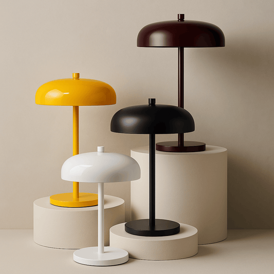 Velunor – Draadloze metalen tafellamp met dimbare LED