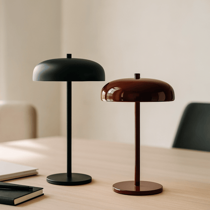 Velunor – Draadloze metalen tafellamp met dimbare LED
