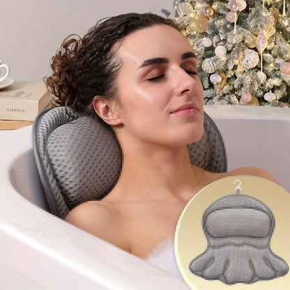 Velvano – Badkussen met 4D mesh en antislip zuignappen