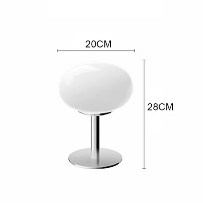 Vetralia – Glazen Tafellamp met Dimbare LED Verlichting