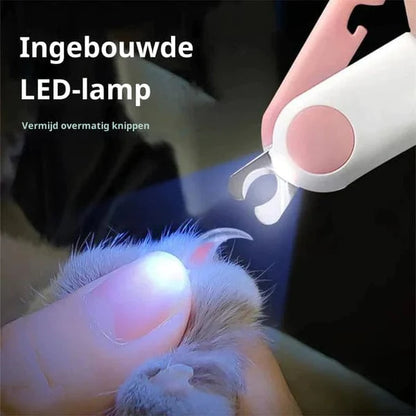 Vintaro – LED Nagelknipper voor Honden en Katten met Veiligheidslicht
