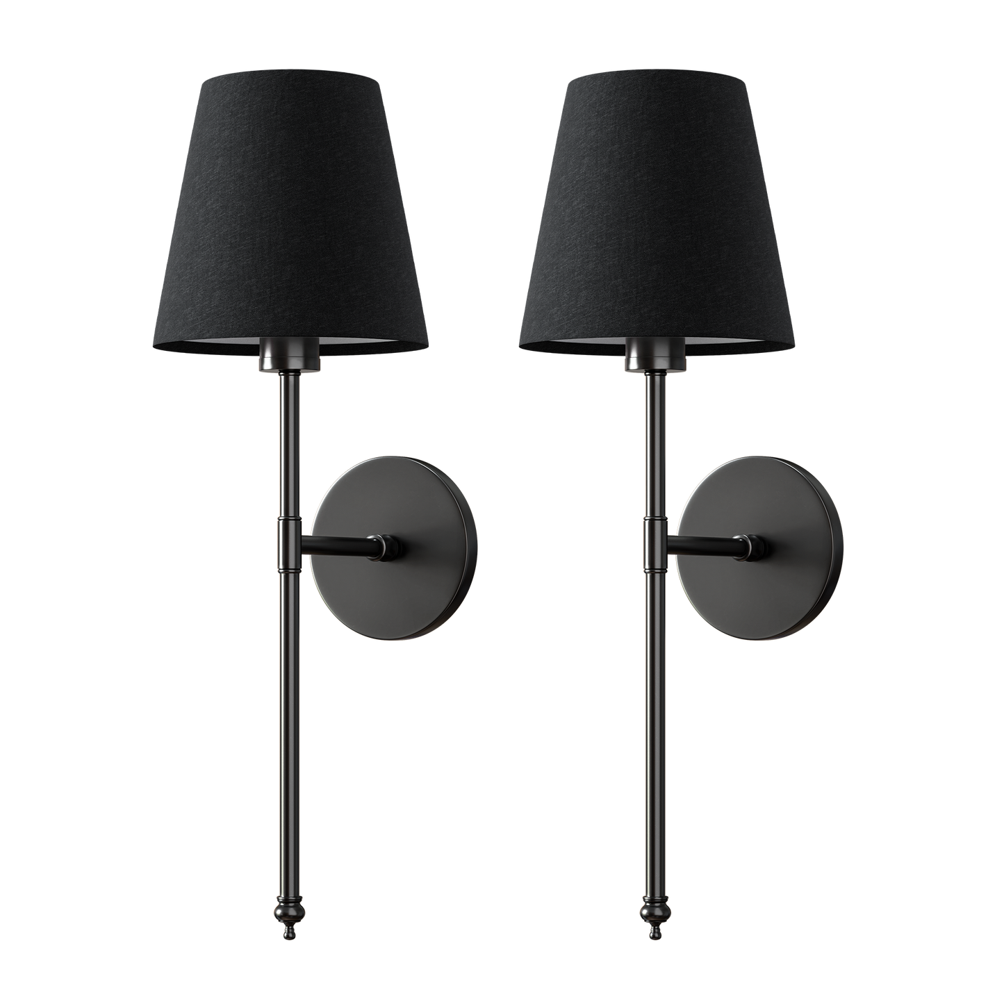 Vivaro – Draadloze wandlamp set goud-zwart met RGB afstandsbediening