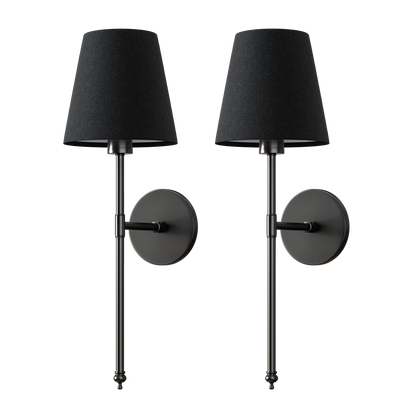 Vivaro – Draadloze wandlamp set goud-zwart met RGB afstandsbediening