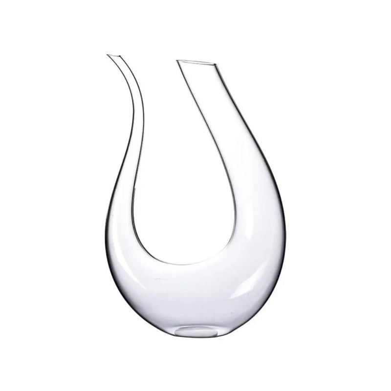 Vaelys – Wijnkaraf met U-vorm en kristallen afwerking