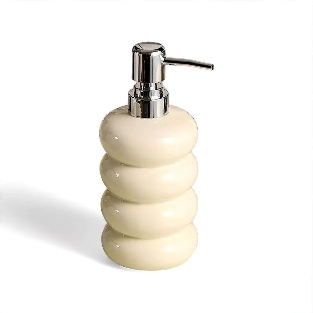 Keramische Zeepdispenser Bolvorm (400 ml)