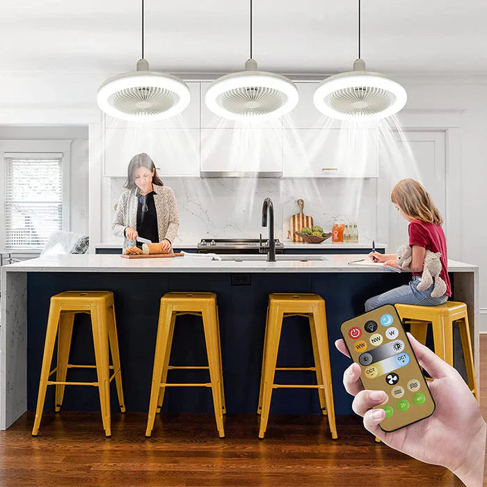 Zivaro – Plafondventilator met LED Verlichting | E27 Fitting