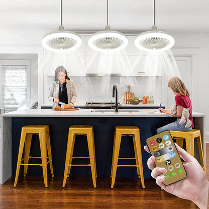 Zivaro – Plafondventilator met LED Verlichting | E27 Fitting